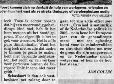 Vrijwillig bijverzekeren voor de AWBZ kan niet voor alle mensen.
Onbetaalbaar verzekering voor ziektekosten.